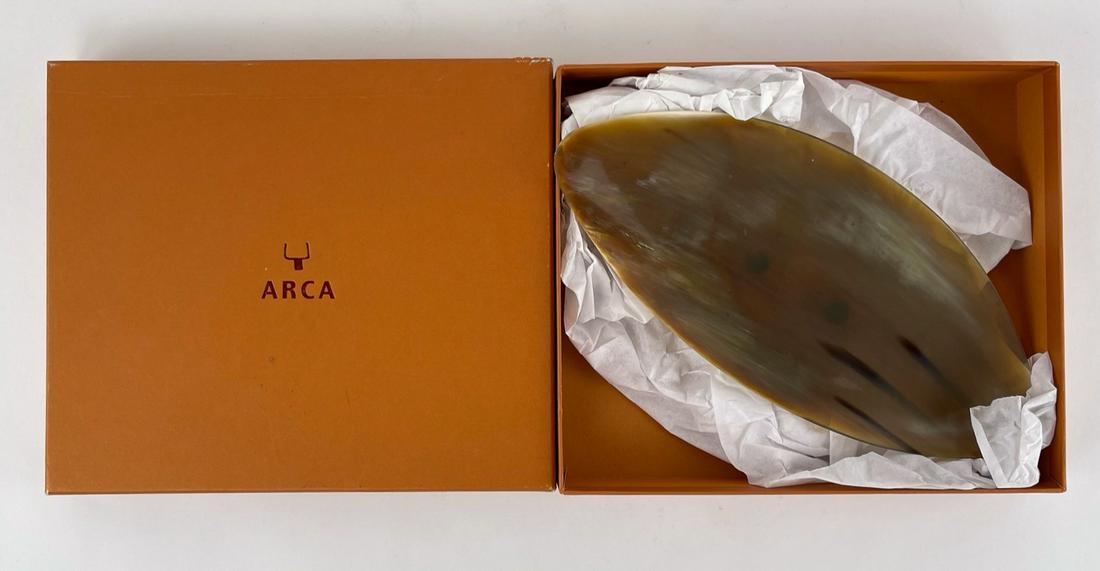 Arca Buffalo Horn Carved Shallow Bowl (1 of 11)