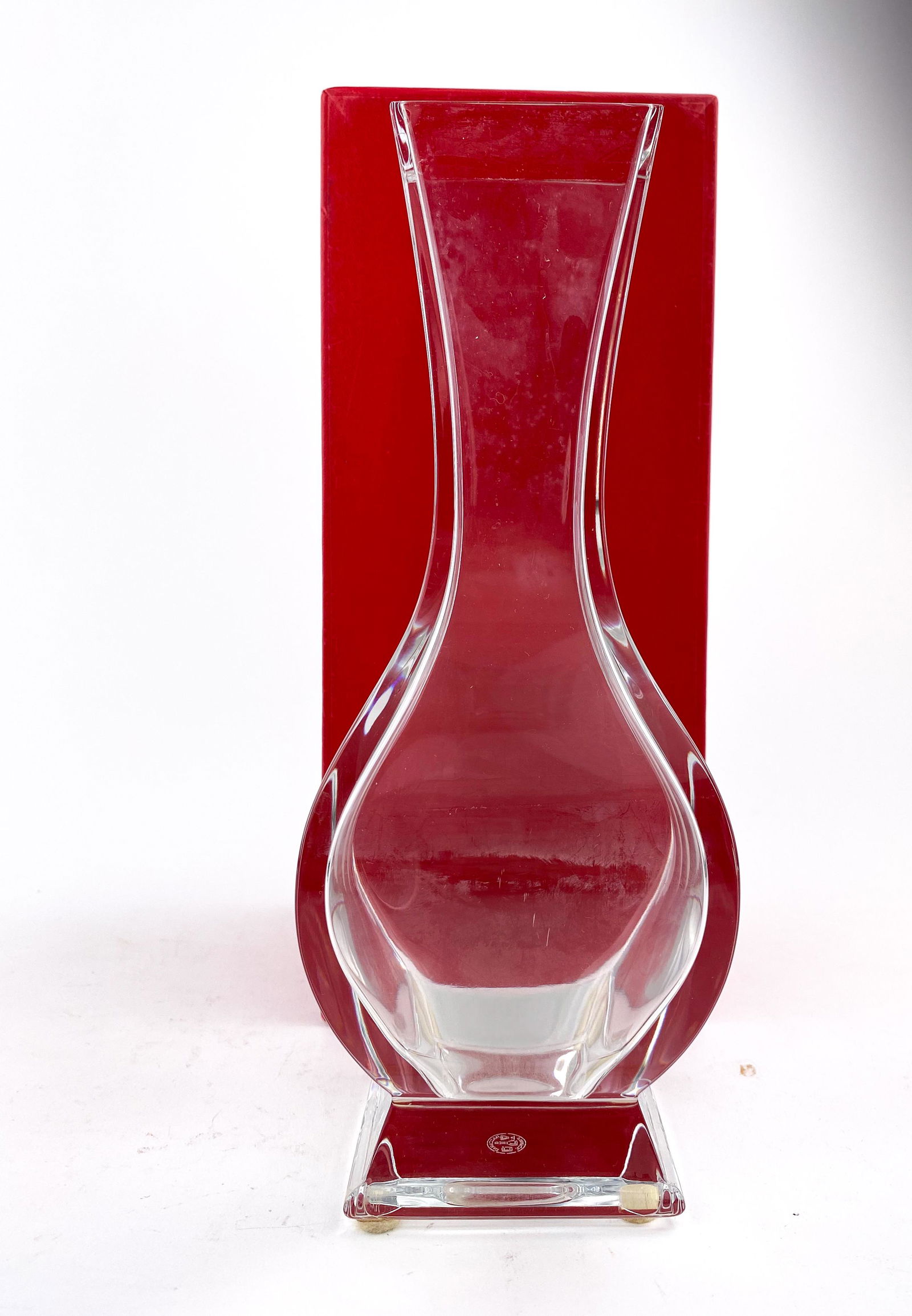 Baccarat Crystal “Lotus” Vase (w/ Original Box) (1 of 7)