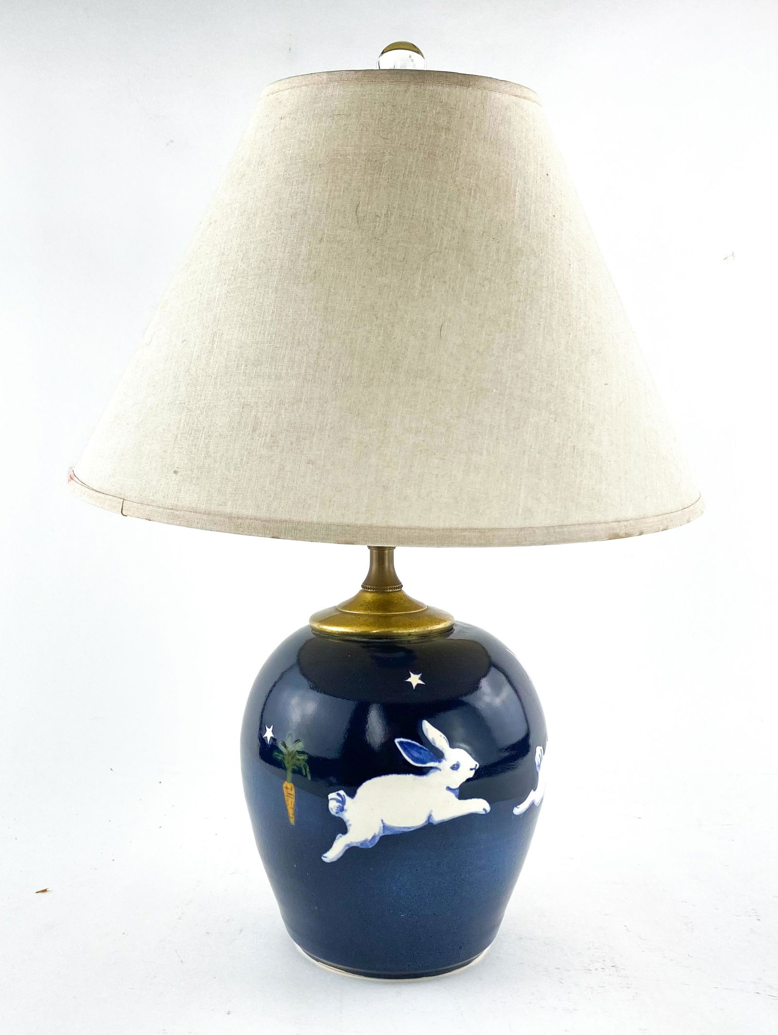 Handmade Ceramic Rabbit Lamp (1 of 10)