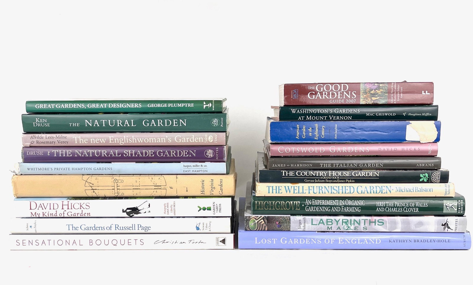 Large Collection of Reference Books on Gardening: Large Collection Coffee Table Books on GardeningFantastic assortment coffee table books on Gardens, Gardening, Shade Garden, Gardens of Russell Page, David Hicks, Garden Designers, Floral Arrangements