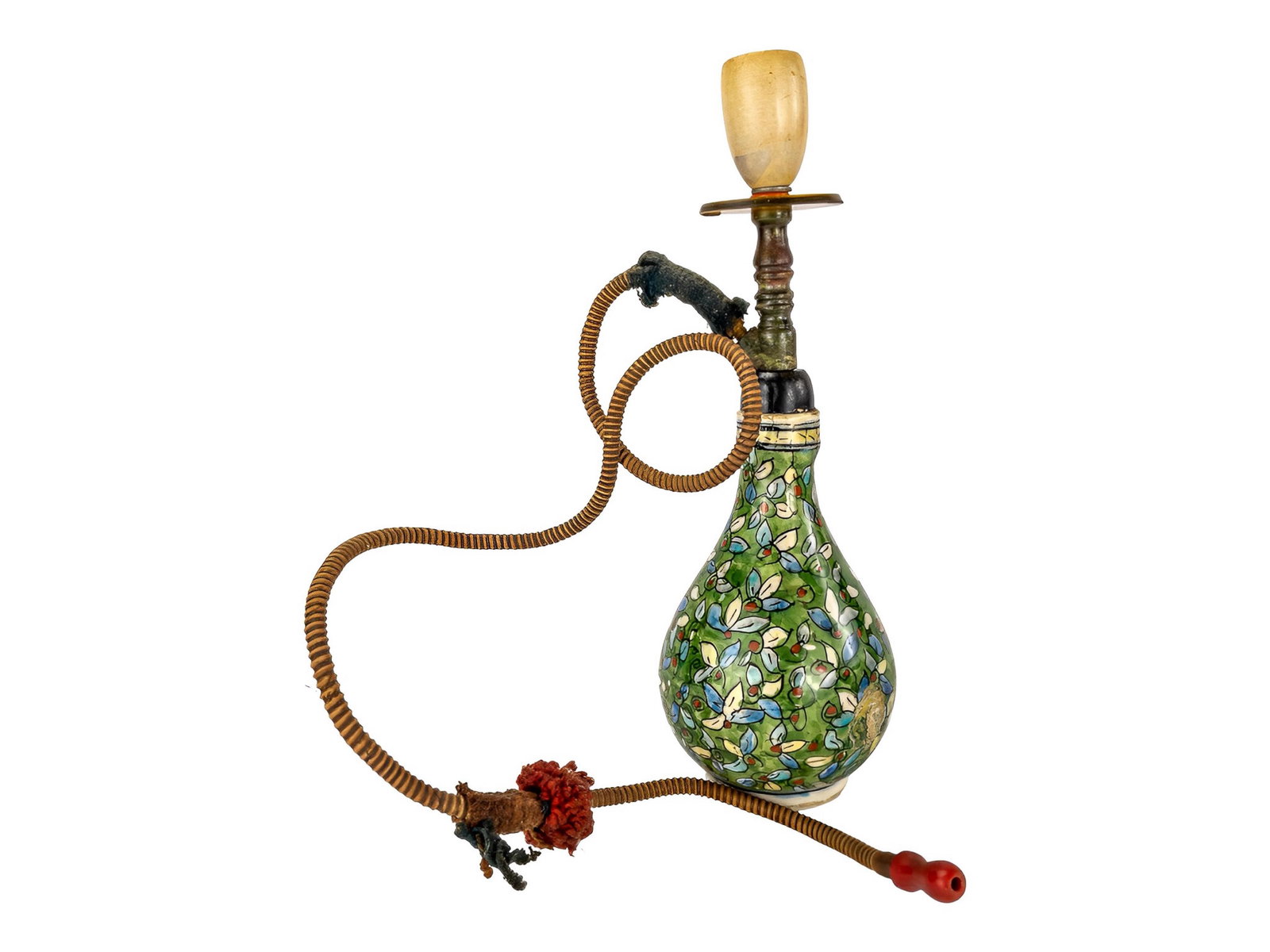 Vintage Ceramic Gourde Shape Hookah or Opium Smoker (1 of 18)