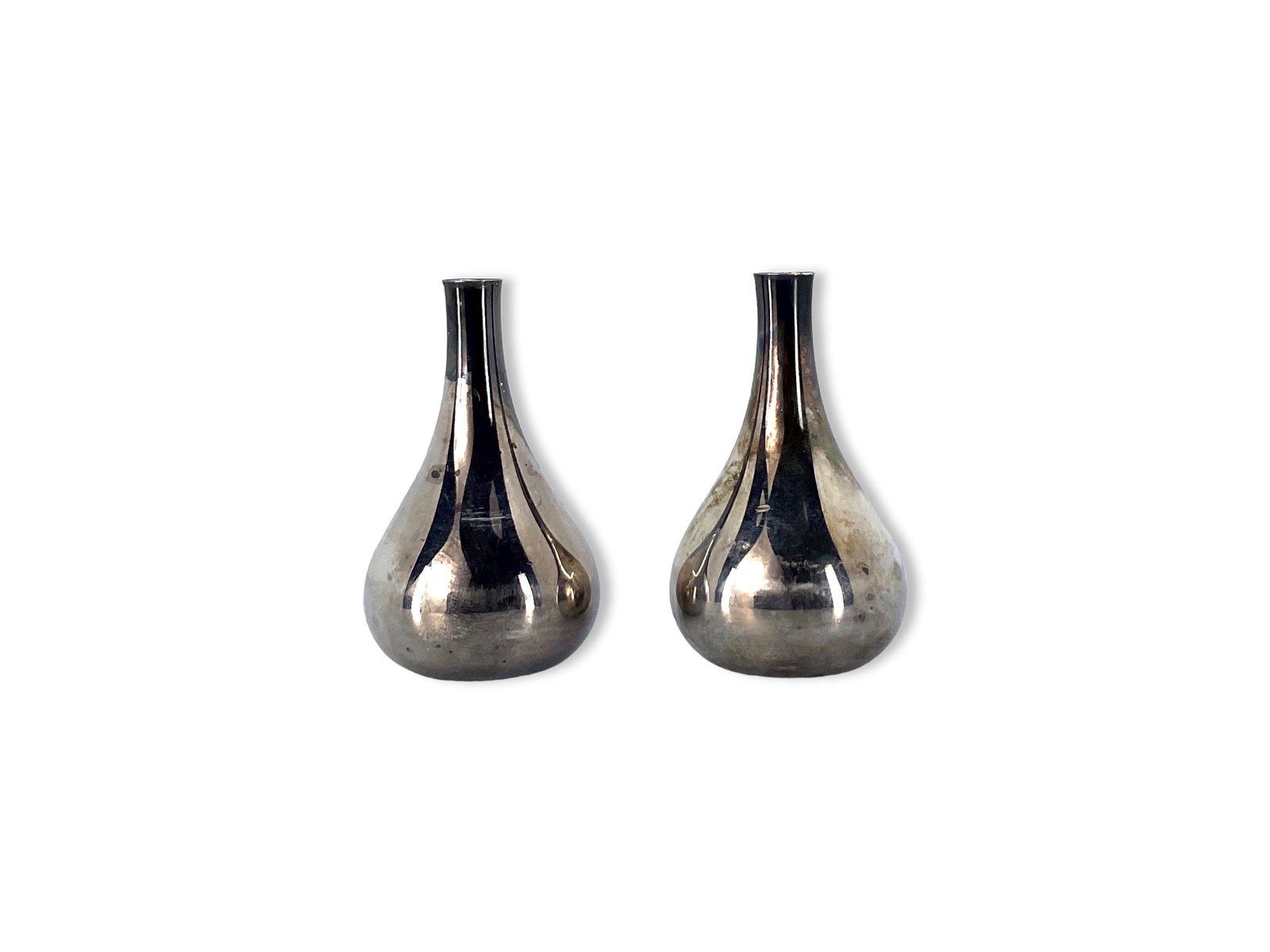 Pair Dansk Silver Plate Candle Holders (1 of 8)