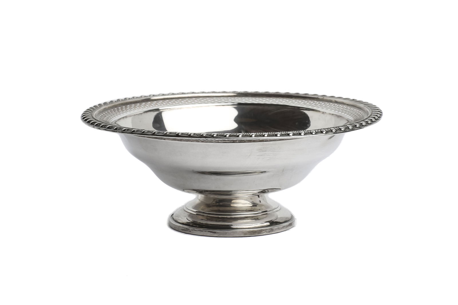 Reticulated Weighted Sterling Silver Compote or Candy Dish (1 of 18)