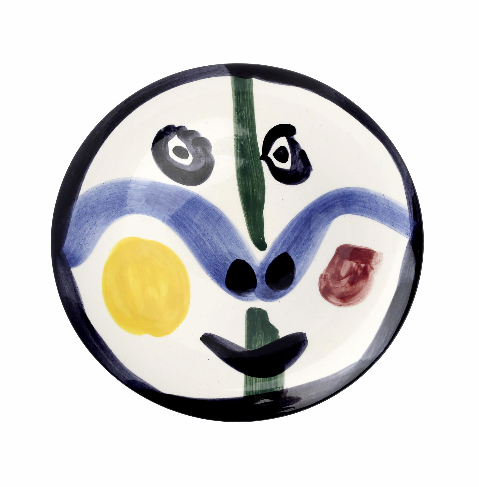 Pablo Picasso, Visage no. 0 (Madoura, Edition Picasso, no. 0, 235/500) (1 of 6)