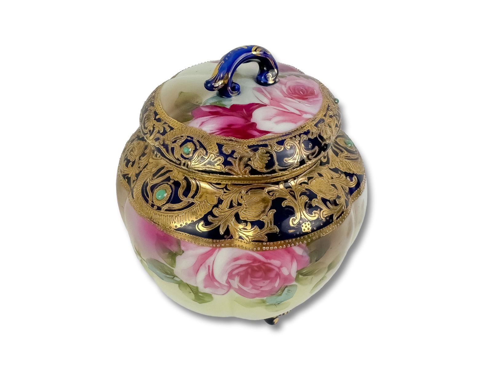 Stunning Antique Nippon Japan Biscuit Jar (1 of 15)