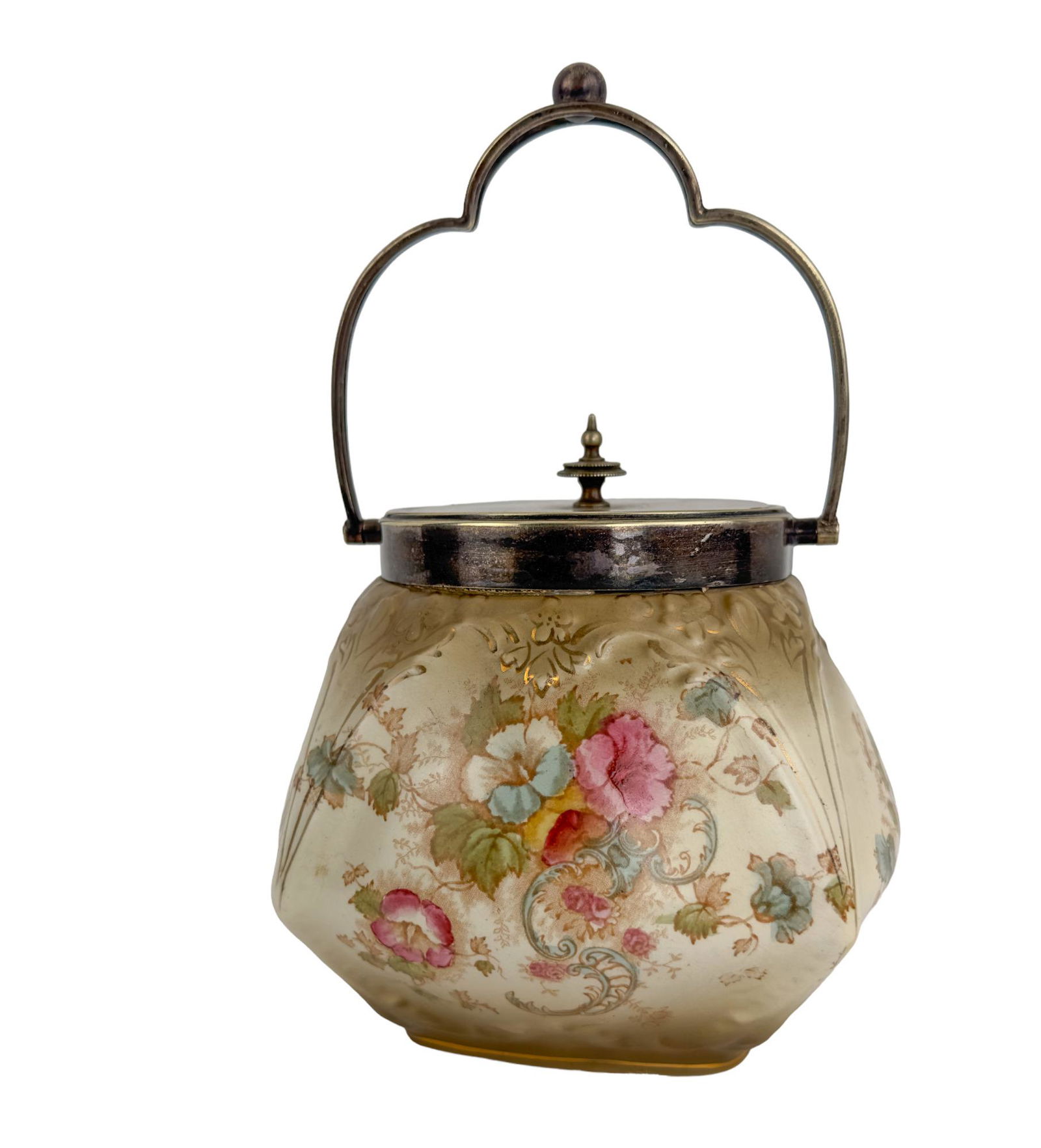 Antique S.F. & Co. English Biscuit Jar (1 of 15)