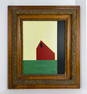 Framed Folk Art Style Painting