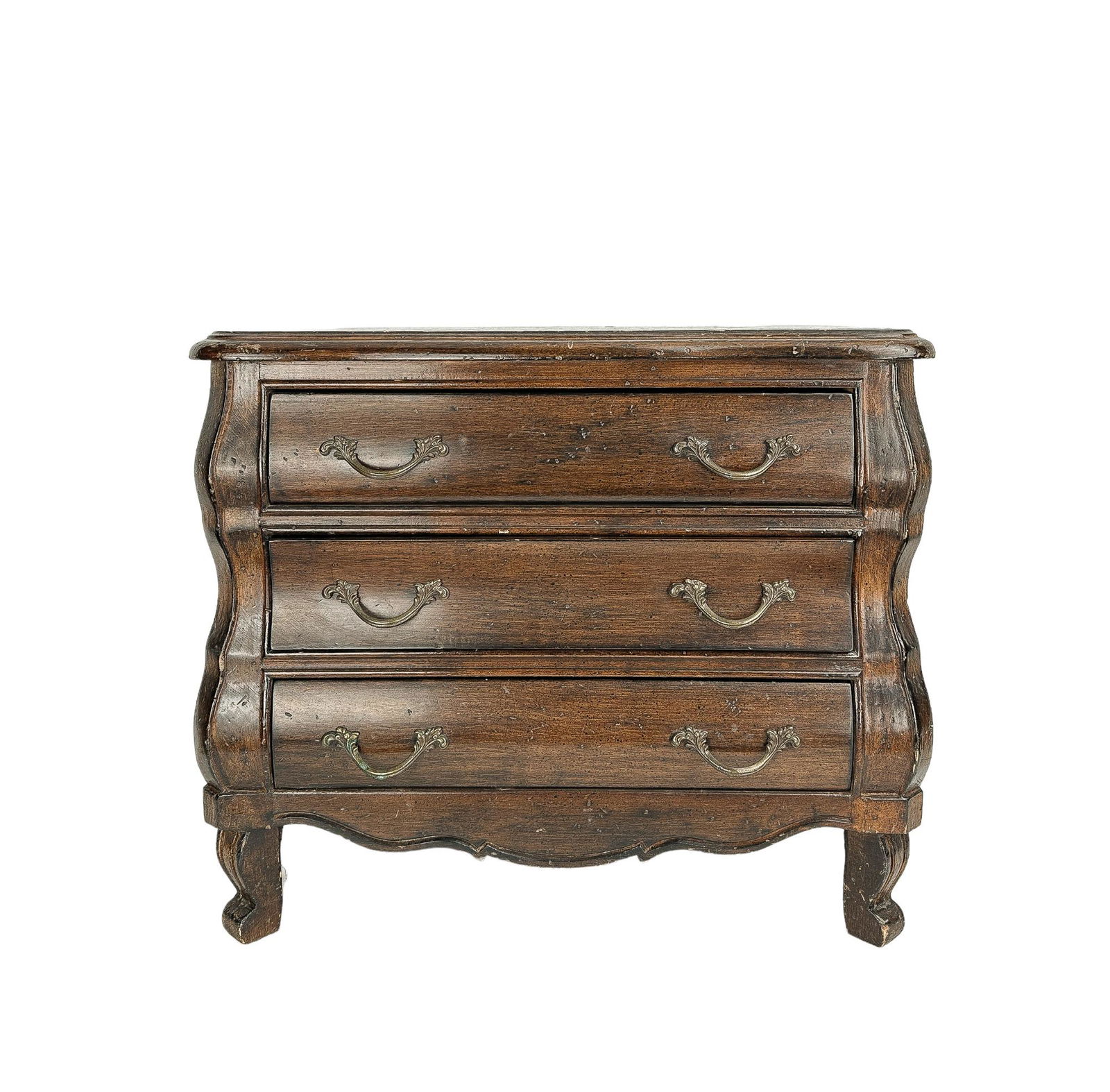 Antique Salesmans prototype, Thee Drawer Chest of Drawers in Mahogany (1 of 12)