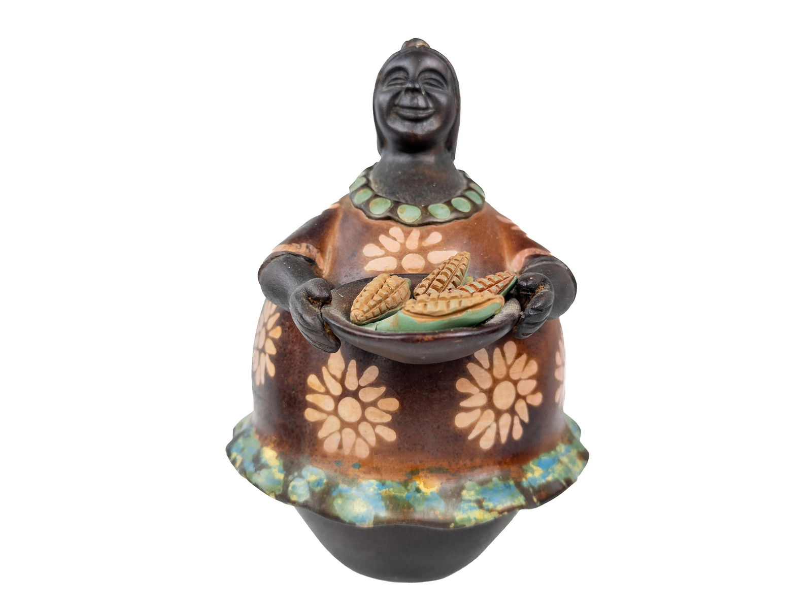 Vintage Folk Art Peruvian Woman Figurine Signed Jose Luis Marquez (1 of 20)