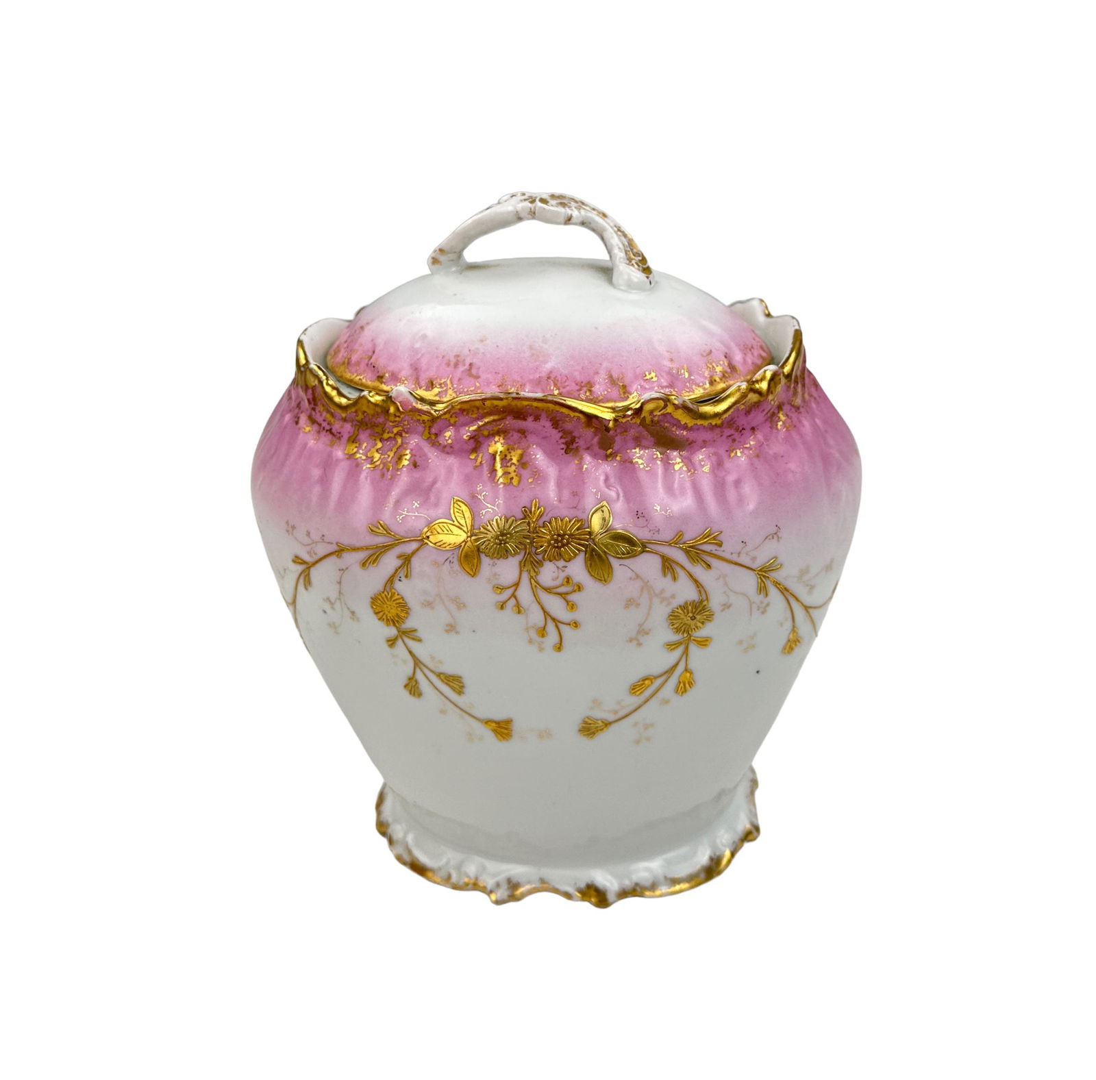 Stunning Antique French Limoges Biscuit Jar (1 of 13)