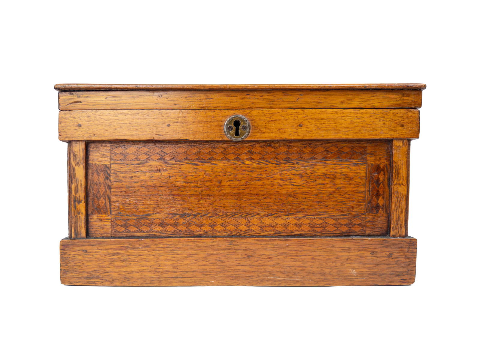 Antique Italian Parquetry Oak Box (1 of 20)