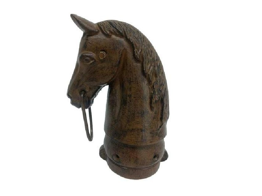 Antique Cast Iron Horse Hitching Post (1 of 5)