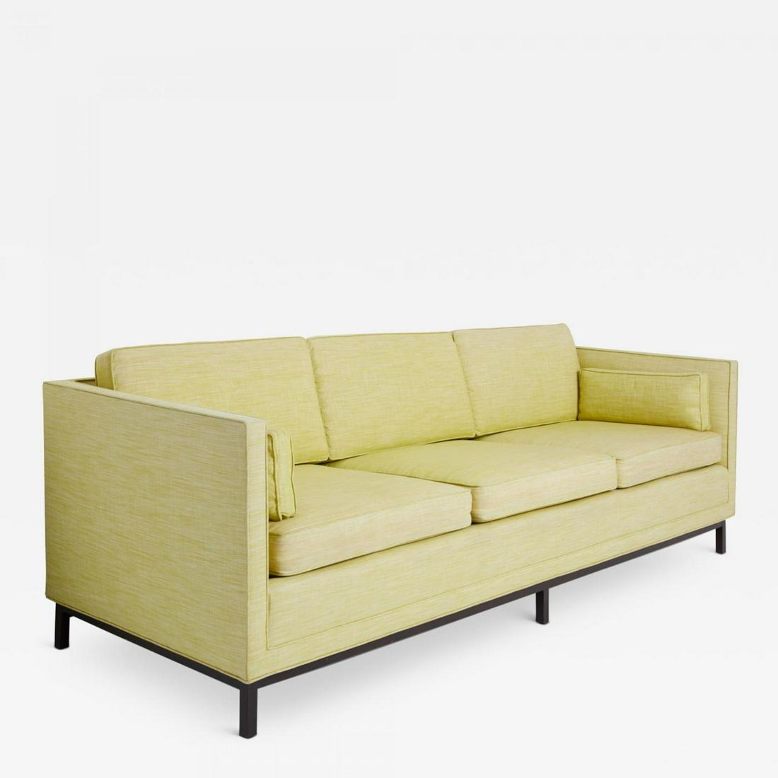 Paul McCobb 89" Sofa With Walnut Base (1 of 4)