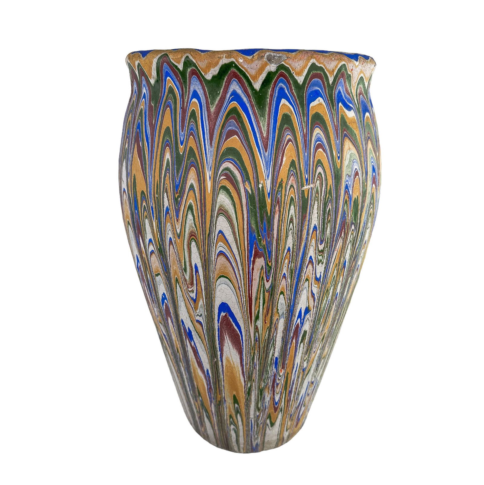 1930's Ozark Roadside Pottery Vase 16" Tall (1 of 9)