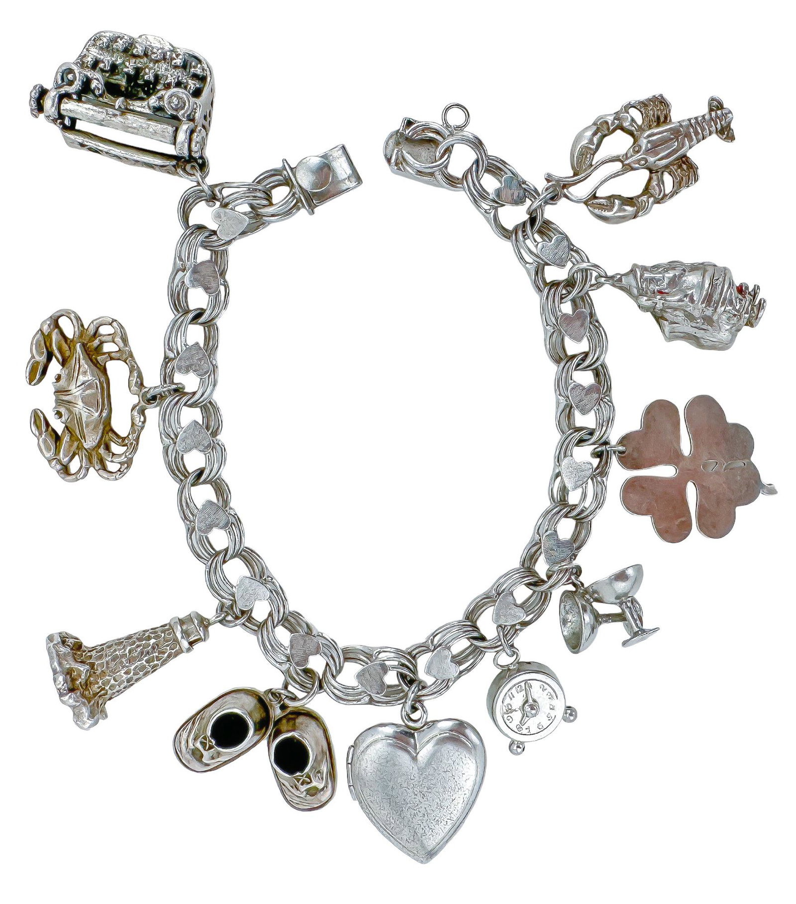 Sterling SIlver Charm Bracelet (1 of 15)