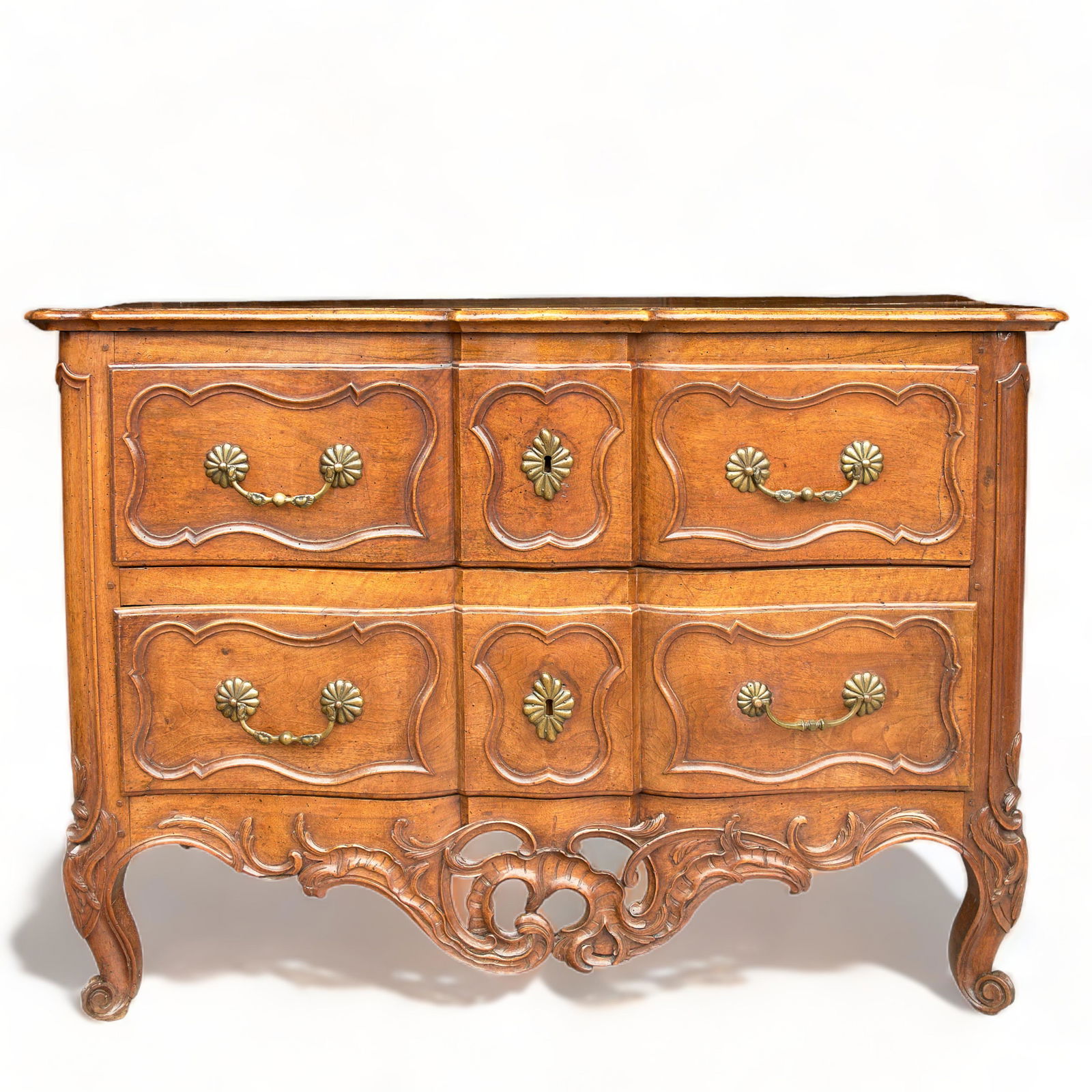Exquisite Antique Louis XV Two Drawer Commode (1 of 17)