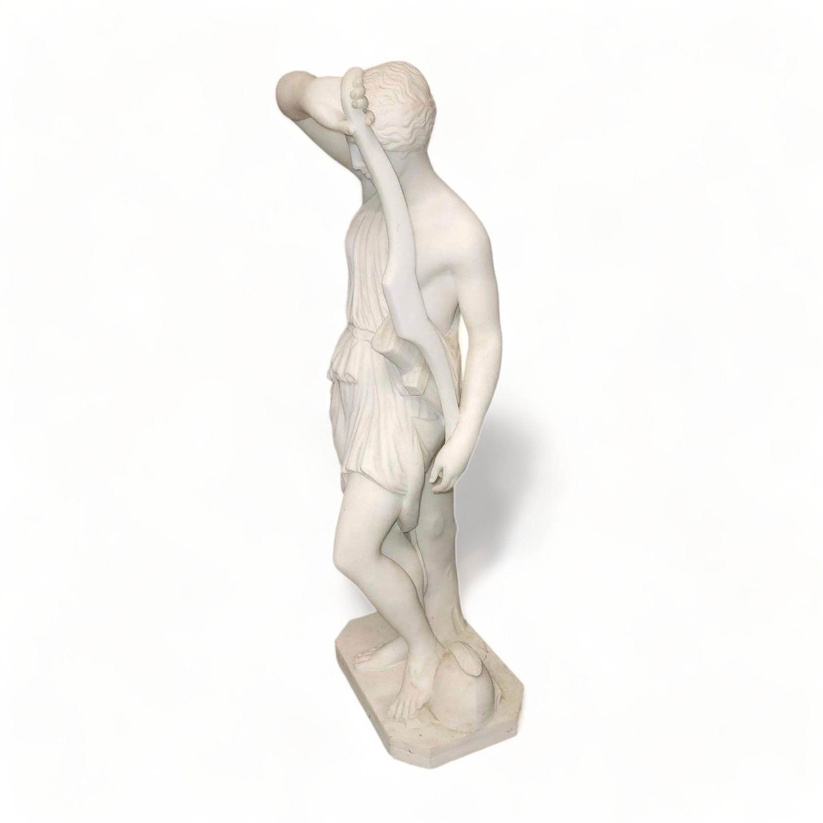 Marble Statue Goddess Of The Hunt or Wounded Amazon, 29" Tall (1 of 9)