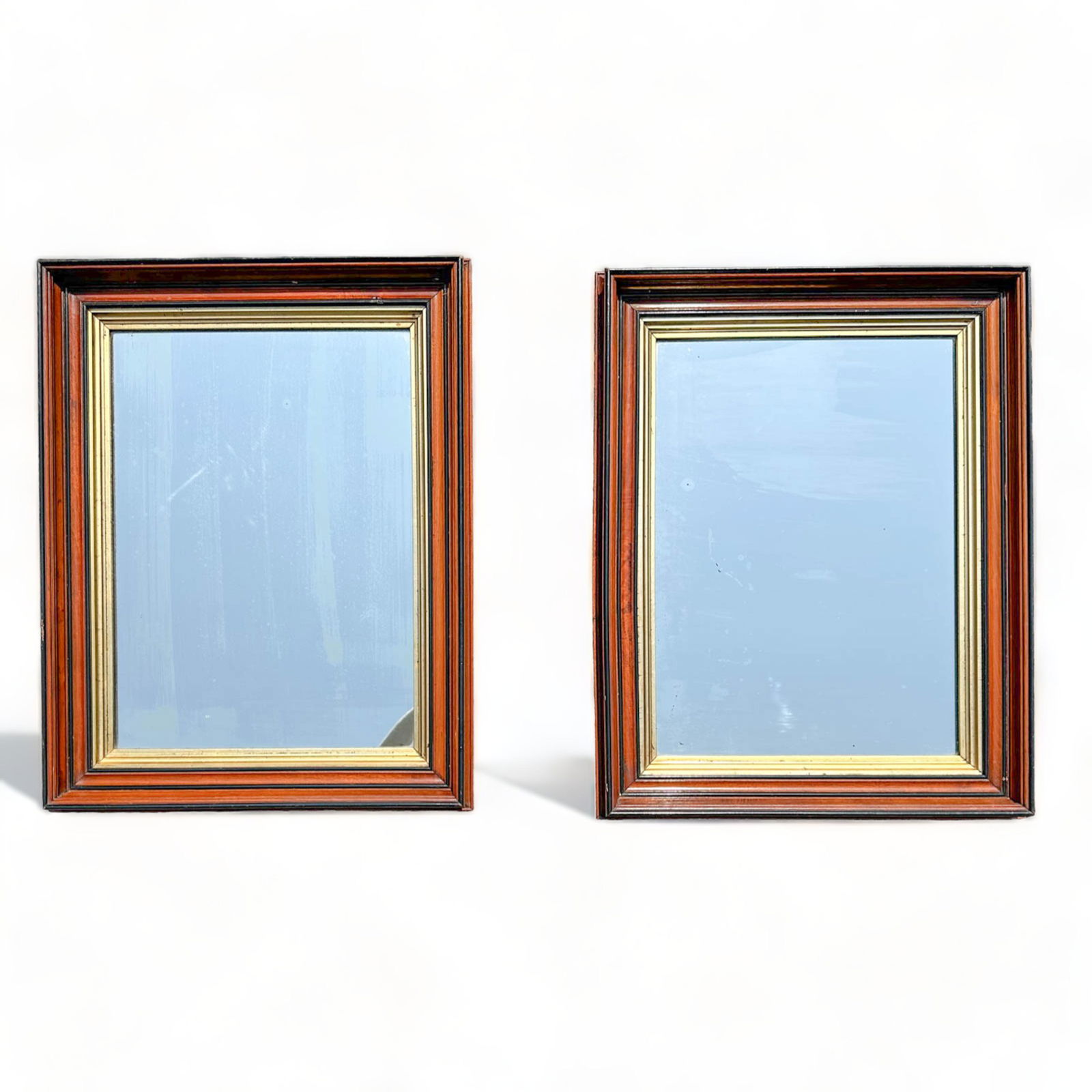 Pair of Wood Framed Mirrors (1 of 6)