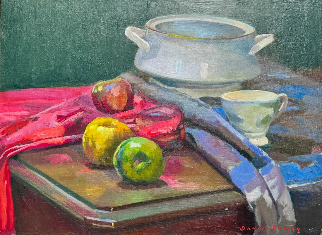 David Dooley; American Painter; Still-life Oil on Canvas (1 of 7)