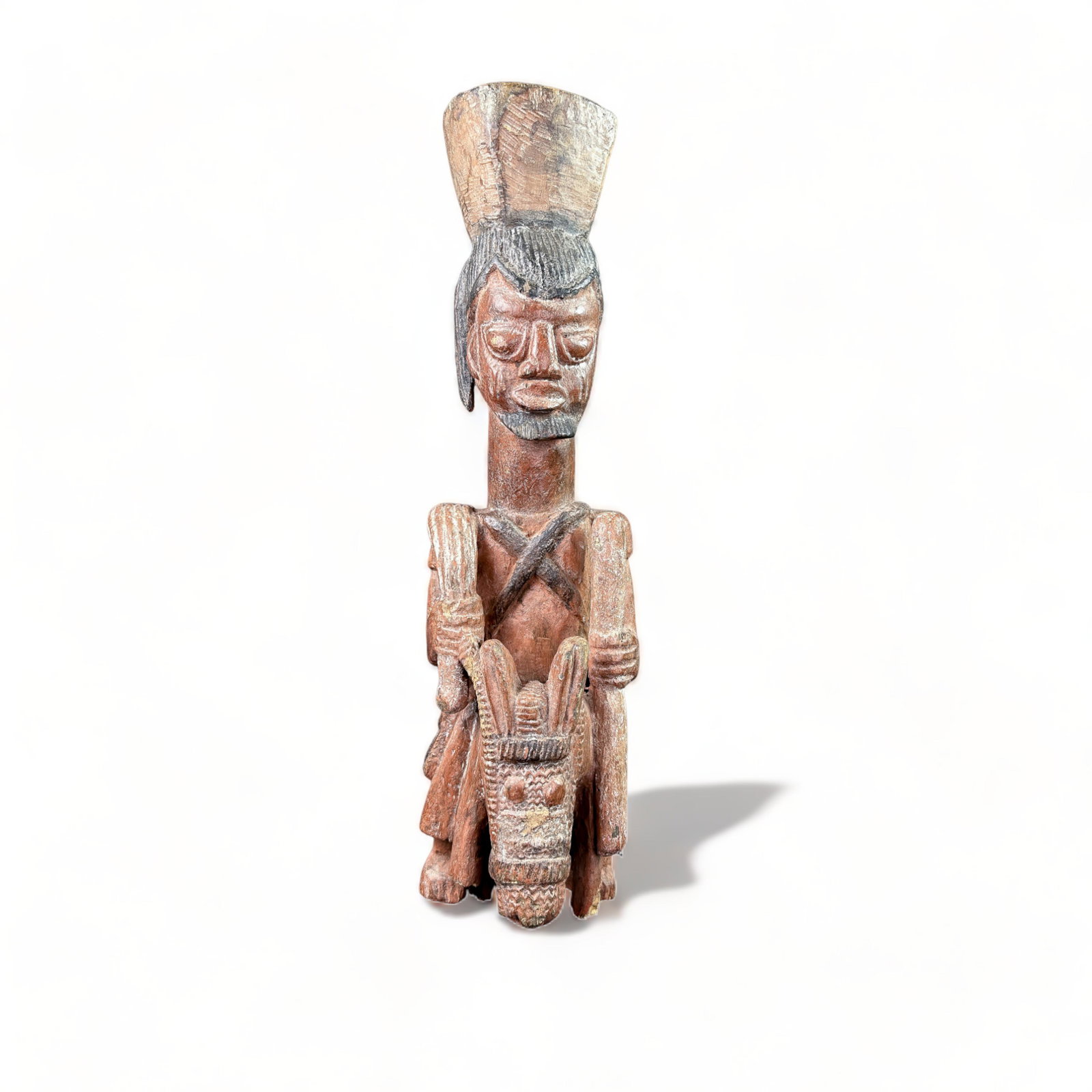 A fine Yoruba Veranda Post, Nigeria, Africa (1 of 10)