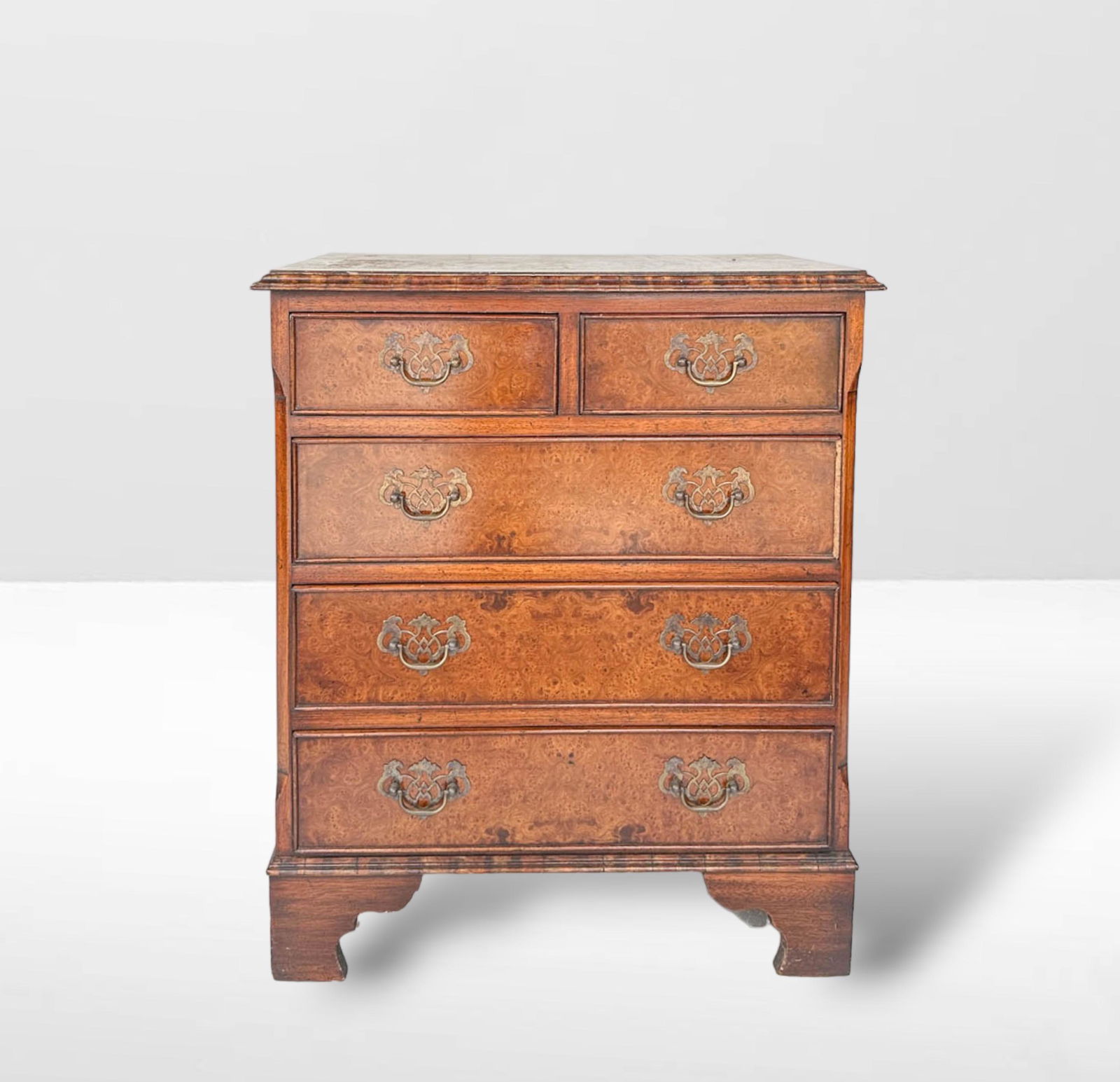 Birds Eye Maple Veneer Petite Chest of Drawers from Scully and Scully, NYC (1 of 9)