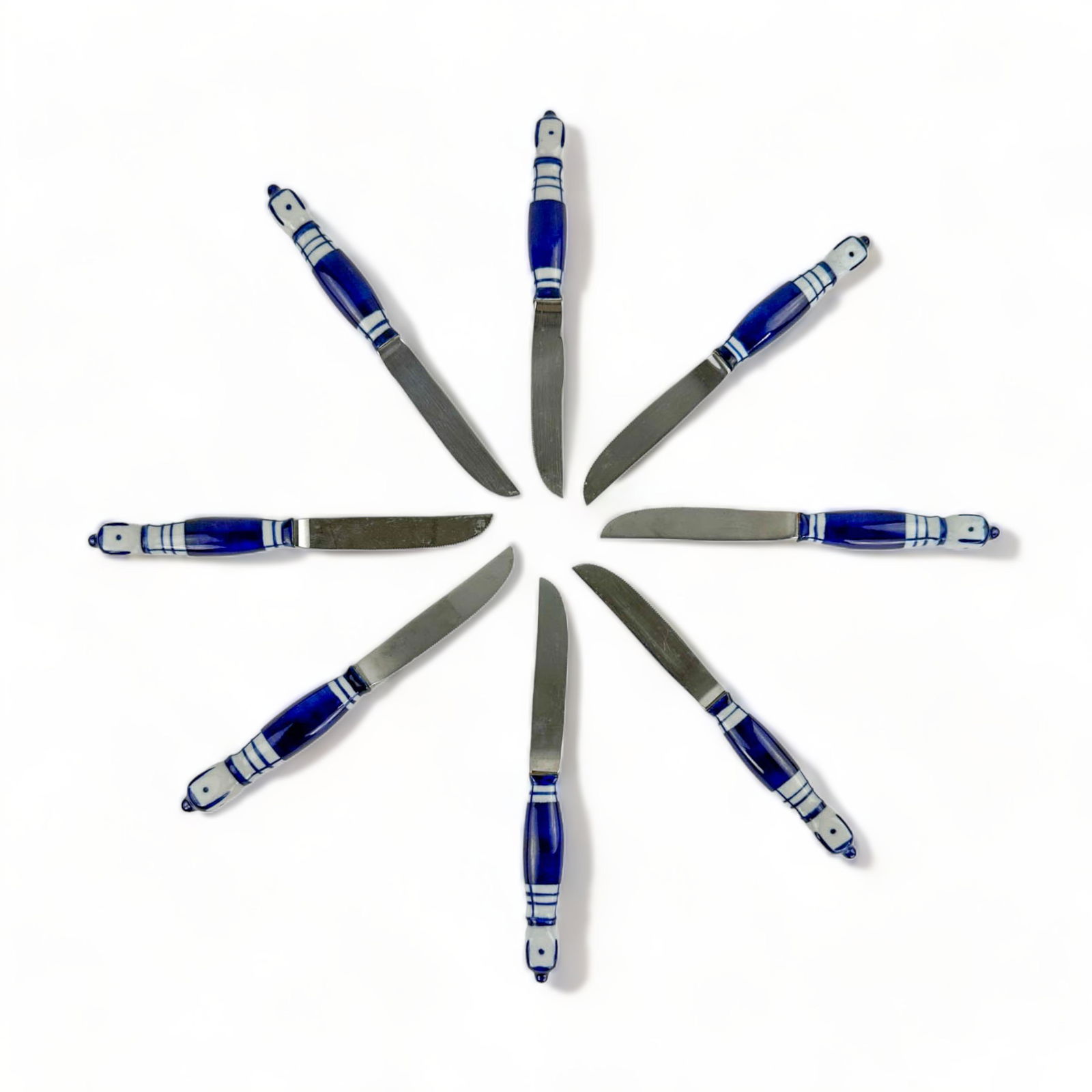 Rosenthal Studio Linie Rostfrei Grill Blue Steak Knife Set (1 of 7)