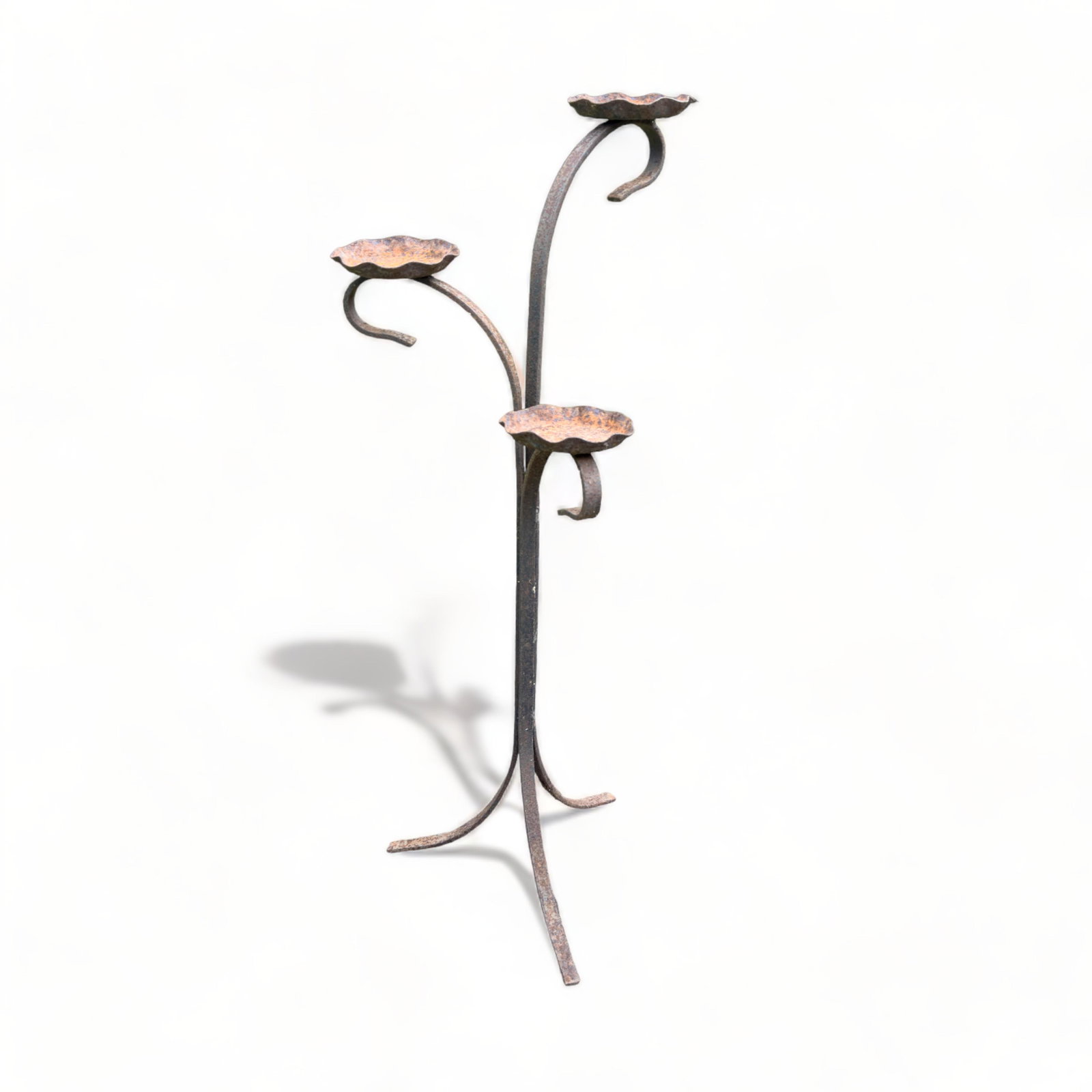 Vintage Metal Thriee Tier Plant Stand (1 of 10)