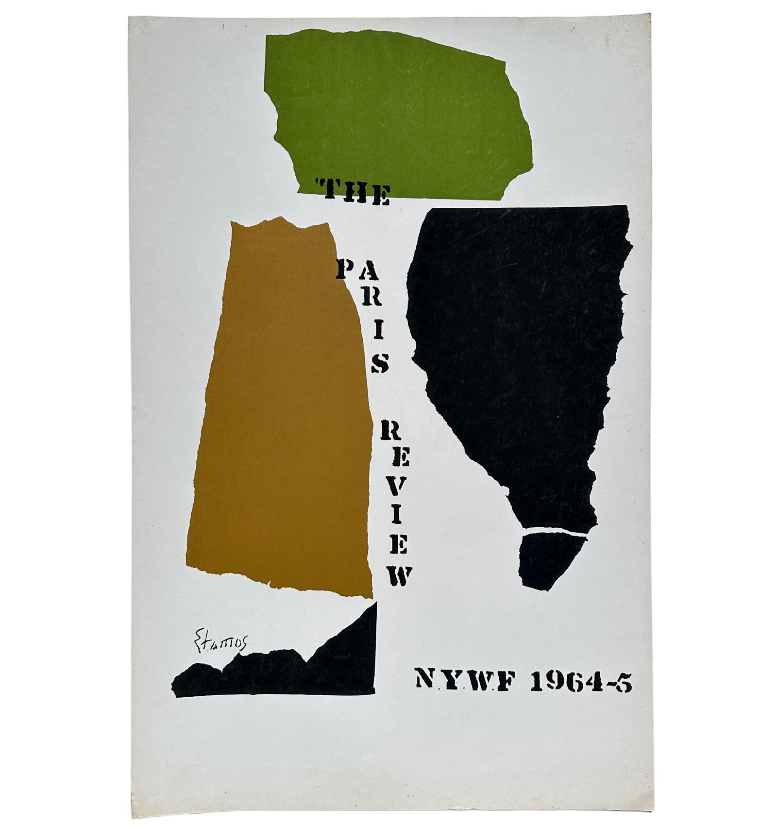 Theodoros Stamos Silkscreen, Signed and Numbered, Paris Review Poster 1964 (1 of 7)