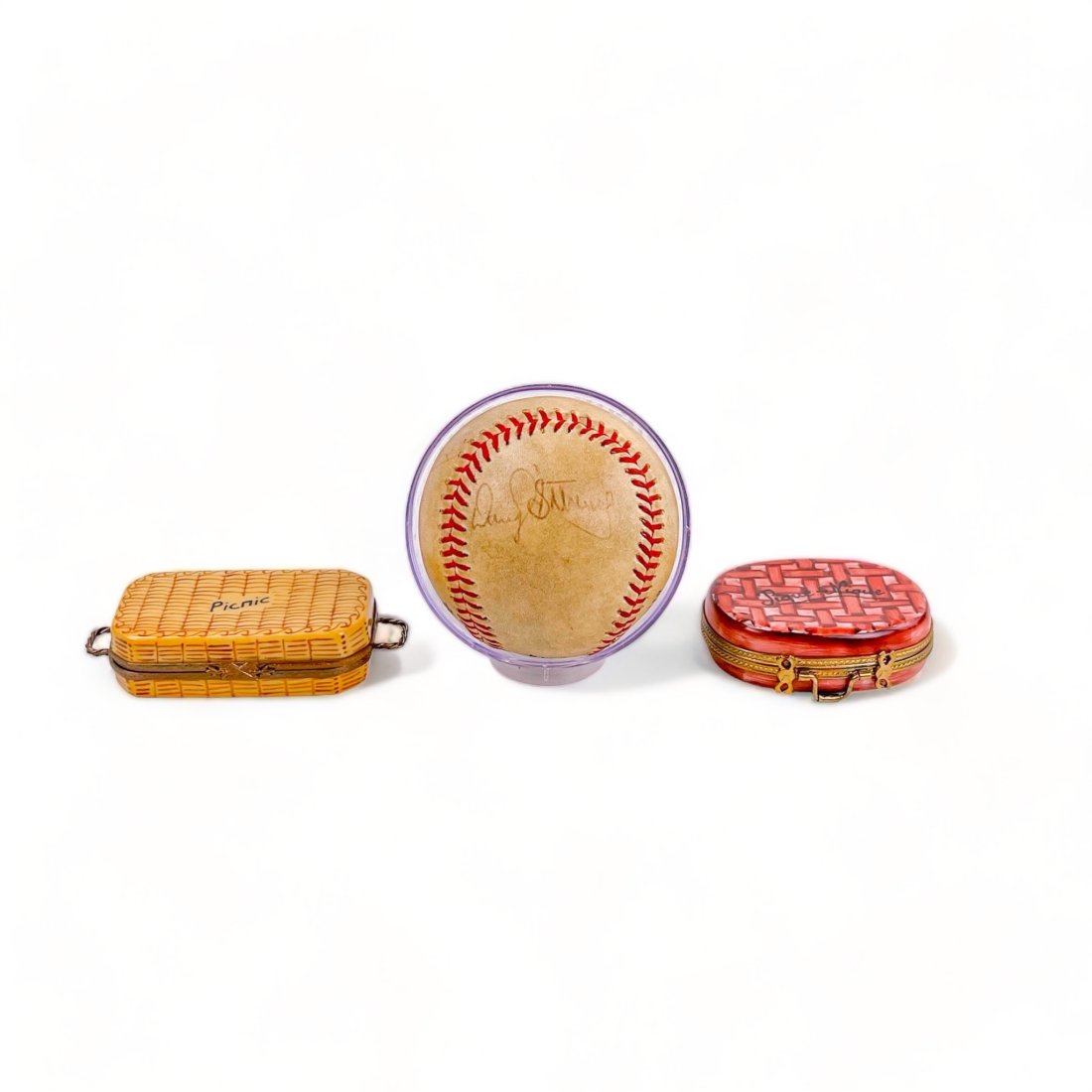 Two Limoges Picnic Basket Pill Boxes (1 of 15)