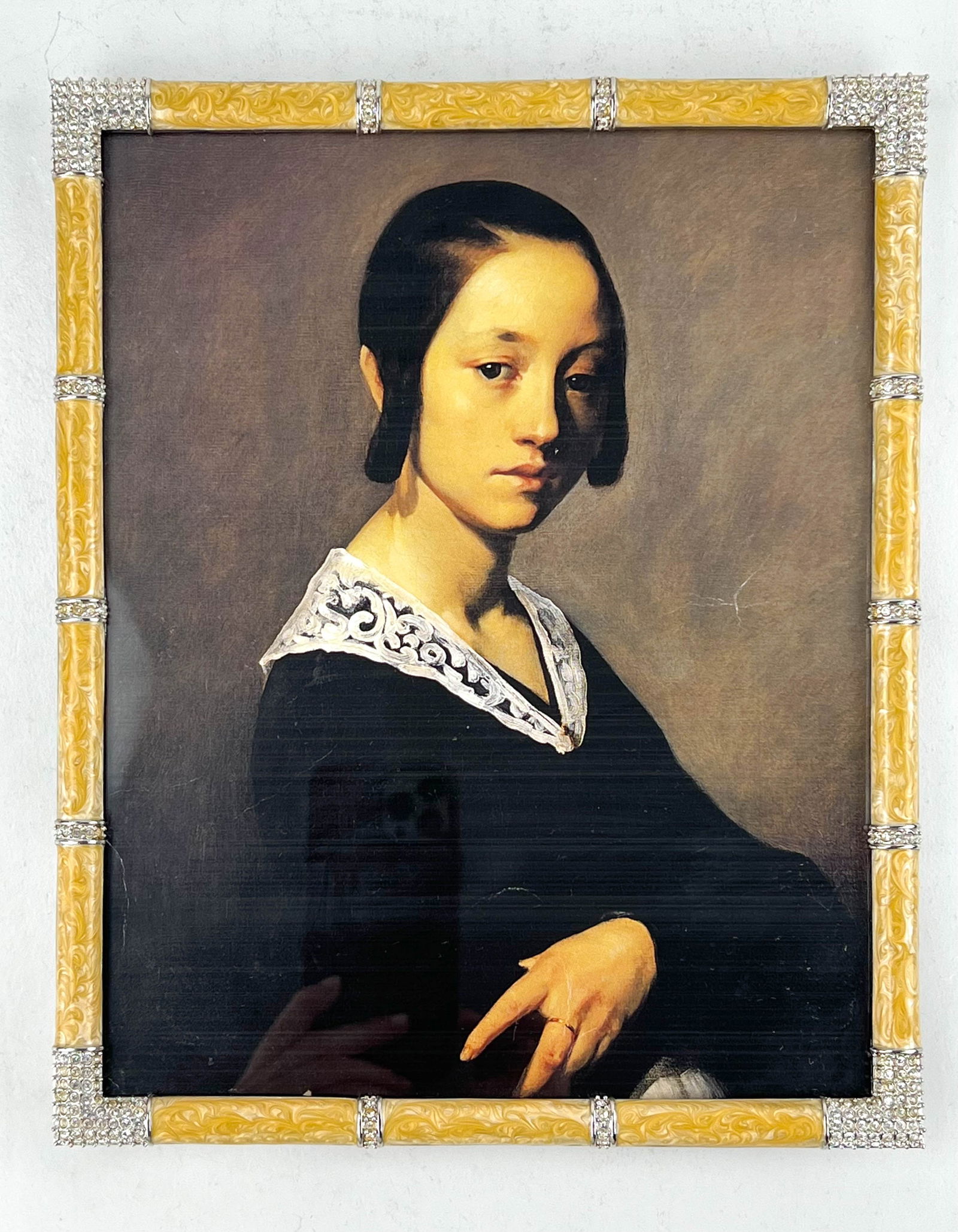 Jay Strongwater Marigold Yellow Frame with Swarovski Crystals (1 of 10)