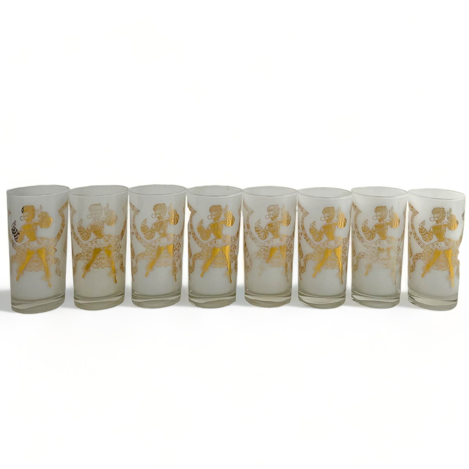 Mid Century Caribbean Calypso Federal Highball Glasses (1 of 5)