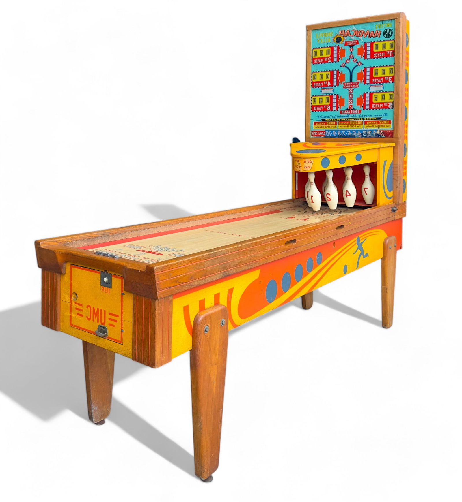 Mid Century, United's Handicap Shuffle Alley Bowling Game (1 of 18)