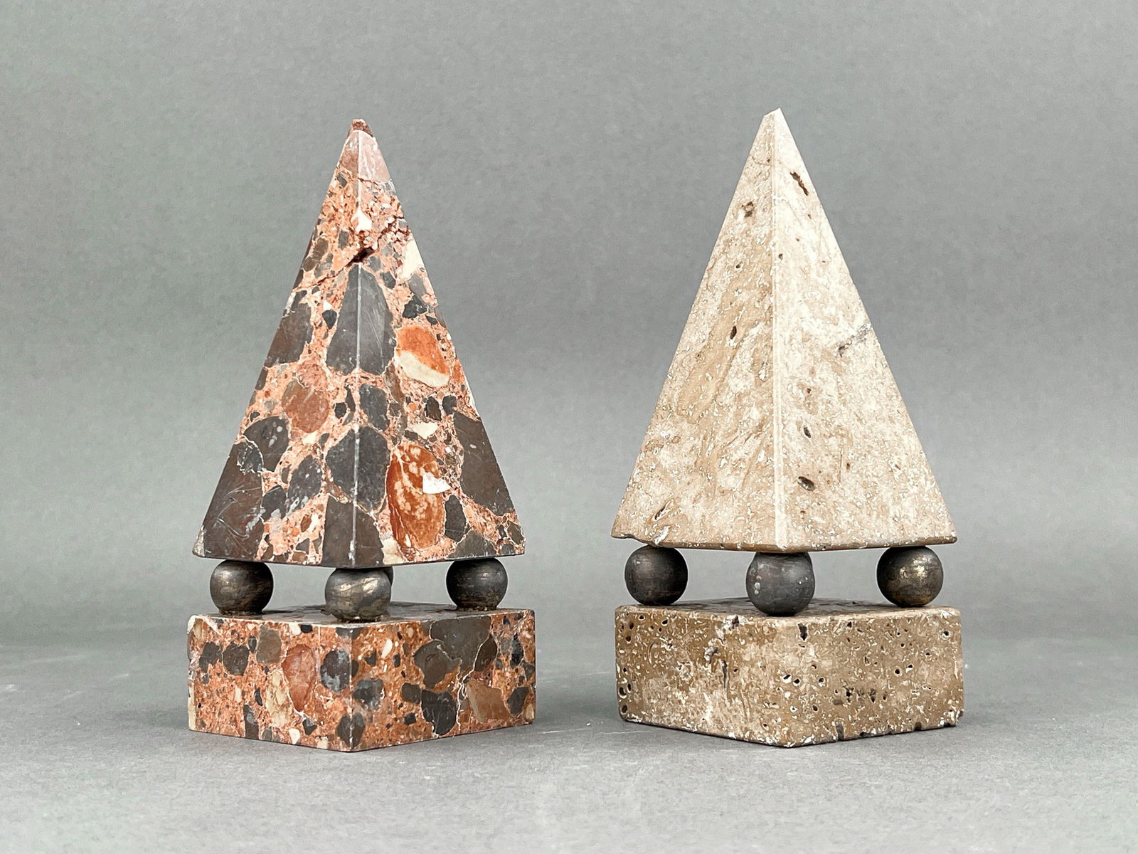 Marble and Gilt Bronze Obelisk, Pair (1 of 14)