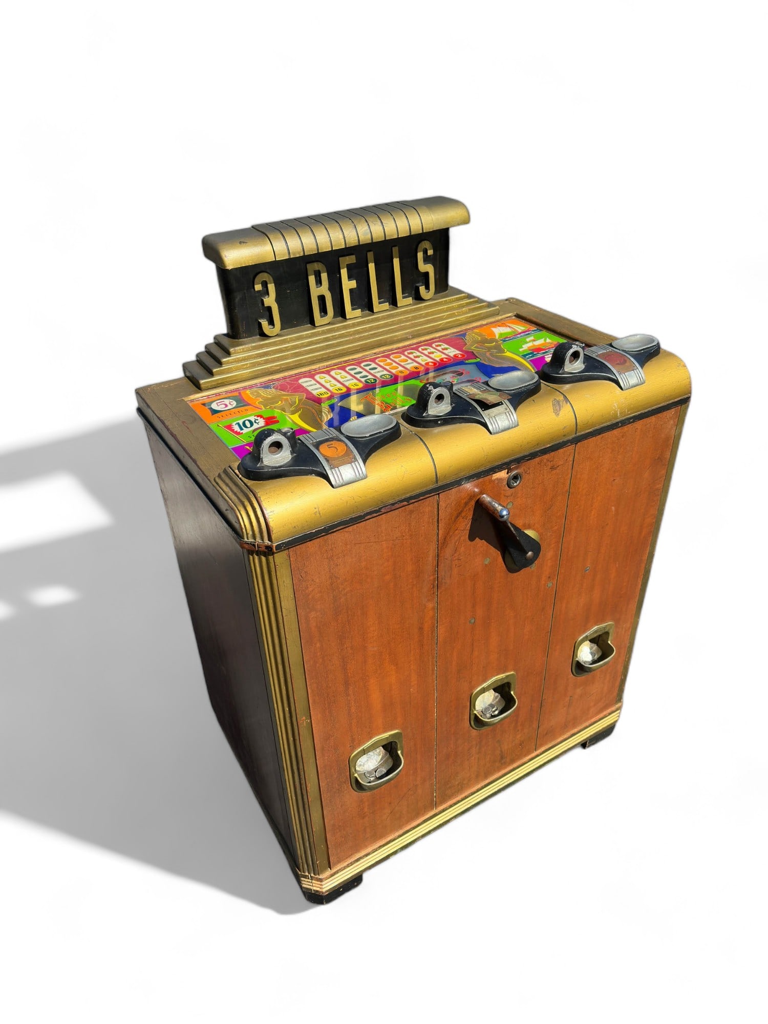 Bell-O-Matic, 3 Bells Slot Machine c. 1940 by Mills Industries (1 of 18)