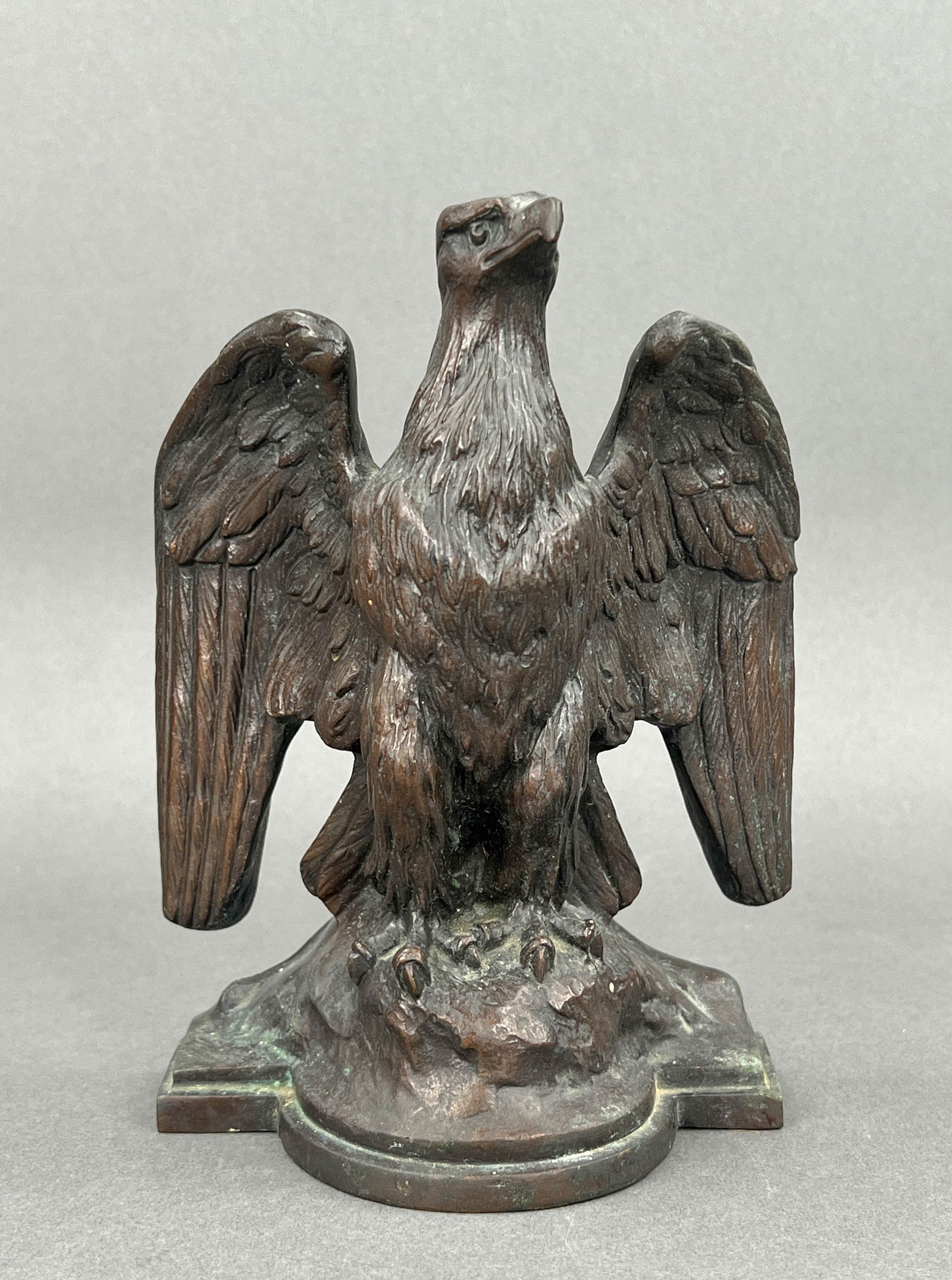 10 Lb Heavy Bronze Eagle Figure Bookend (1 of 8)