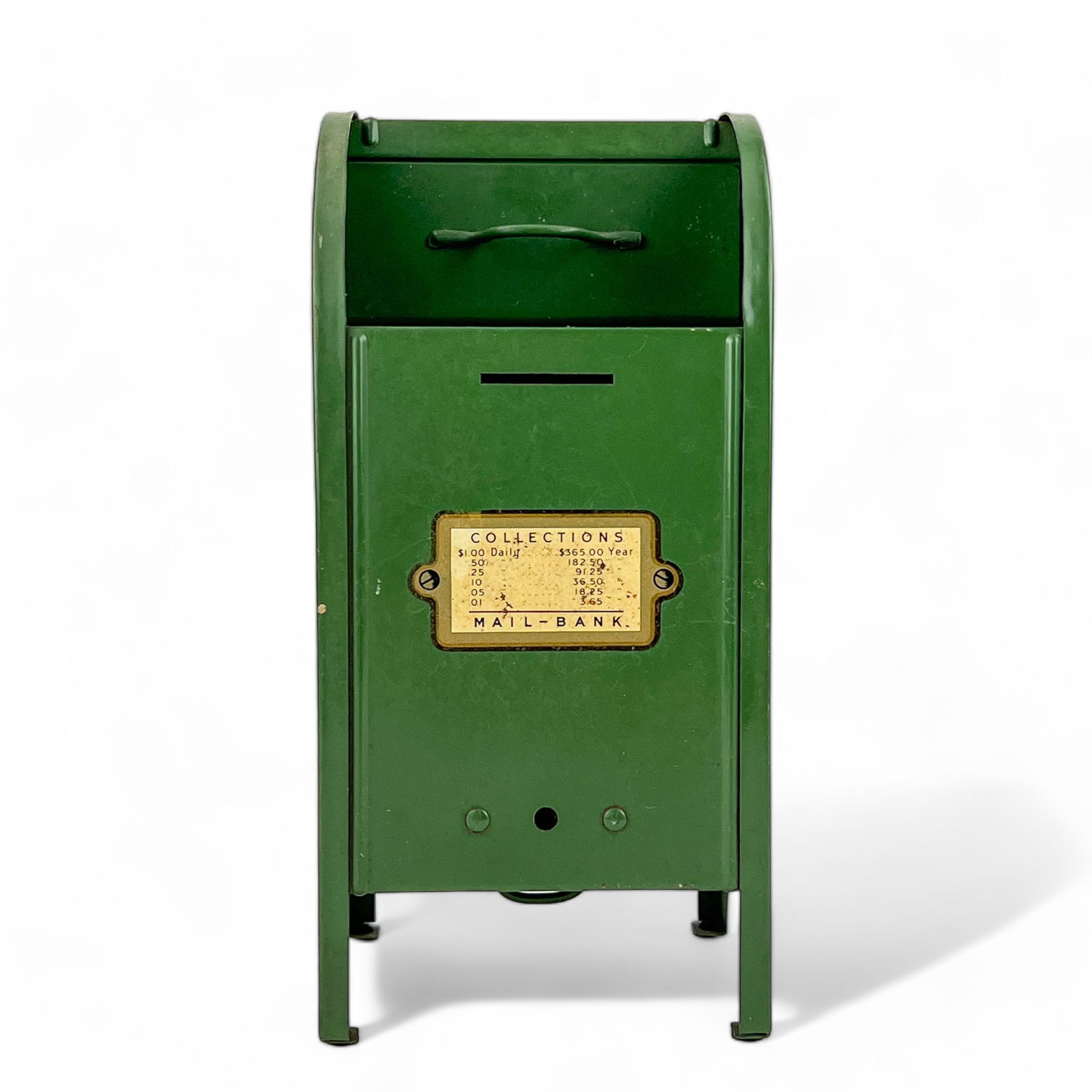 Vintage All American Green Metal Post Box, Mailbox Bank (1 of 7)