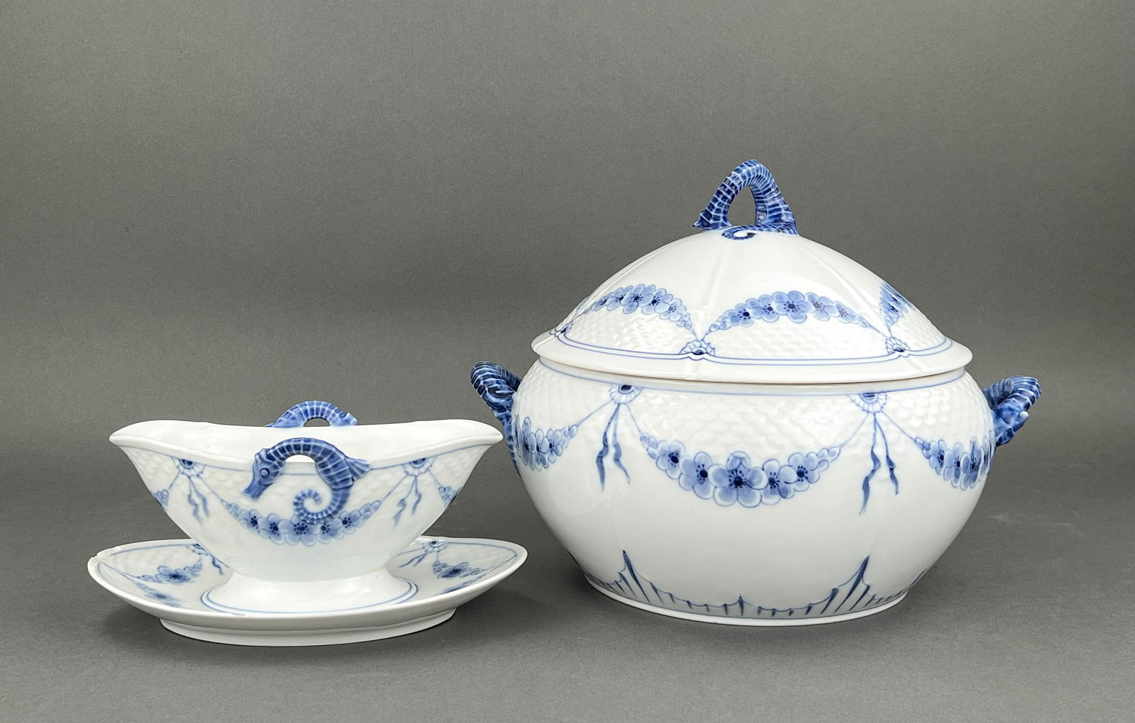 Bing & Grondahl Empire Porcelain Tureen and Gravy Boat (1 of 20)