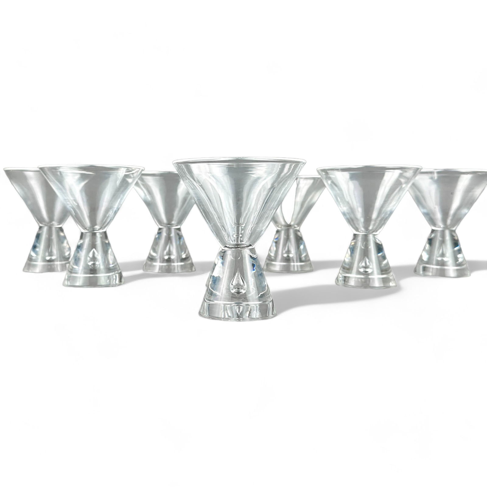 Steuben Martini Glasses, set of 8 (1 of 8)