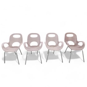 Karim Rashid, Oh Arm Chair, Early Set of 4 in Lavender Purple