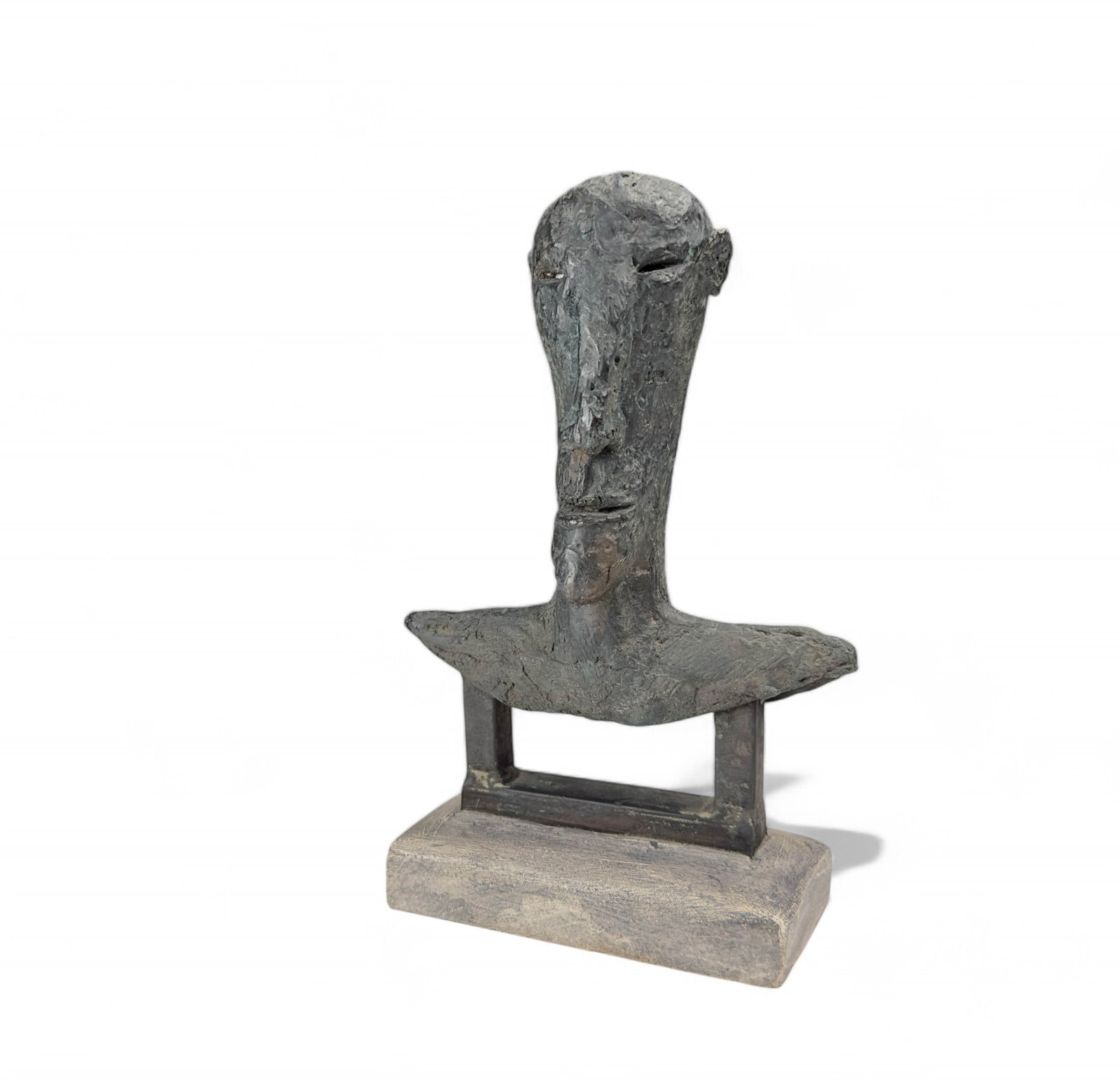 Eugene Jardin, Head of a Man Bust, Bronze (1 of 13)