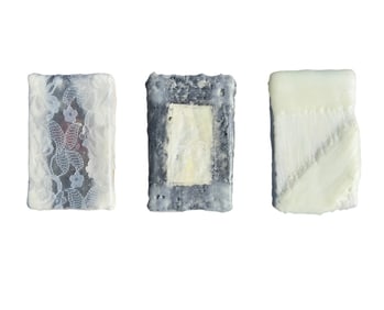 Judith Fleishman, Lace, Wax and Oil on Canvas c.1989