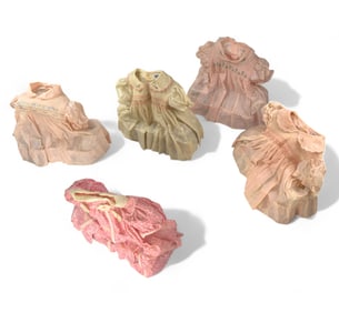 Taro Chiezo, 313-W, 314-P-317-P, Sculpture with Fabric, c.1993,