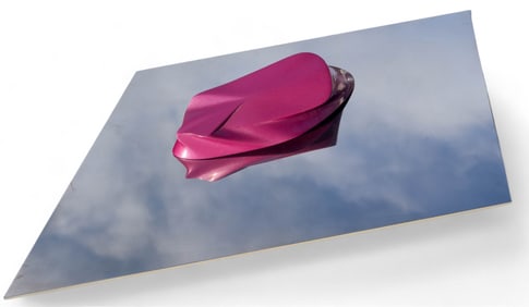 Jordan Crandall, For Documenta, Sculpture of Resin on Stainless Steel c.1997