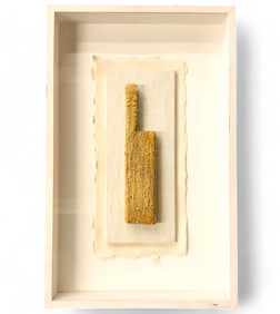 Cosimo Di Leo Ricatto "Relic", Mixed Media and Wax in Frame  c.1989