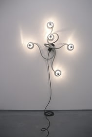 Matthew McCaslin, Marshmallow Wonder, c.2000, Light Fixture Installation