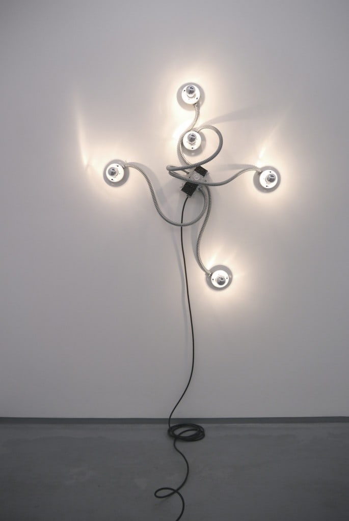 Matthew McCaslin, Marshmallow Wonder, c.2000, Light Fixture Installation (1 of 6)