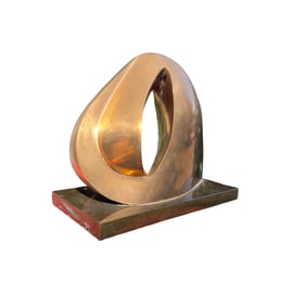 Deborah Stern, Yin & Yang, Gilt Bronze