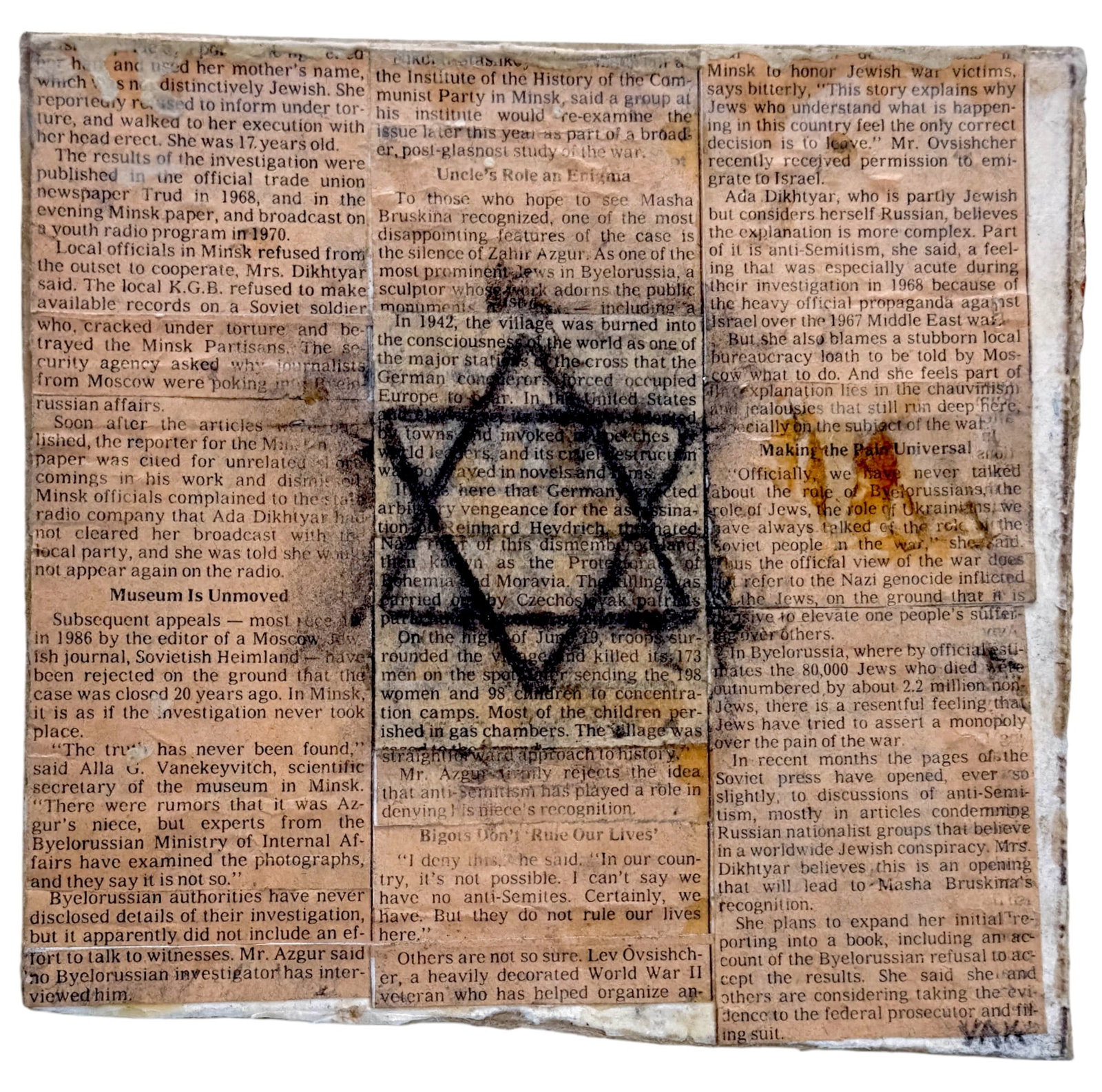 Vivienne Koorland, Star of David, Framed (1 of 8)