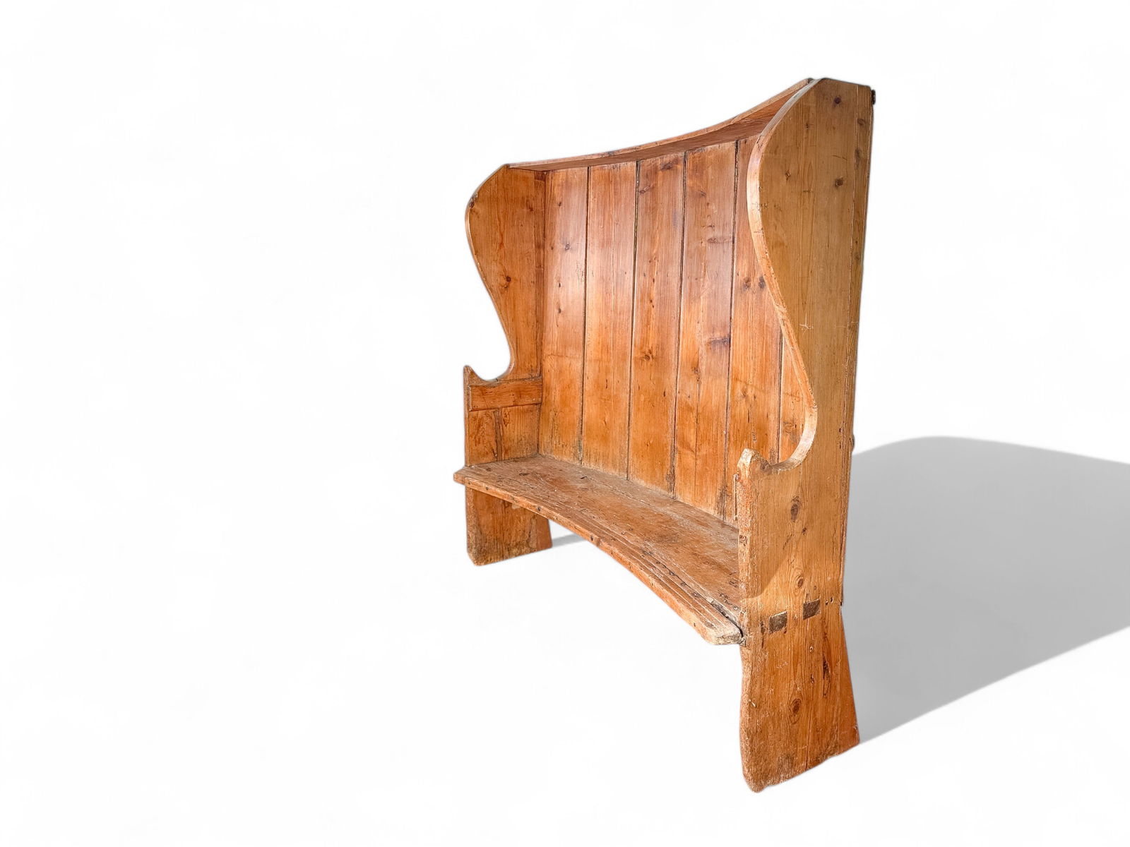 19thC Pine Settle (1 of 8)