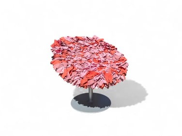 Moroso Bouquet Armchair in Pink and Red